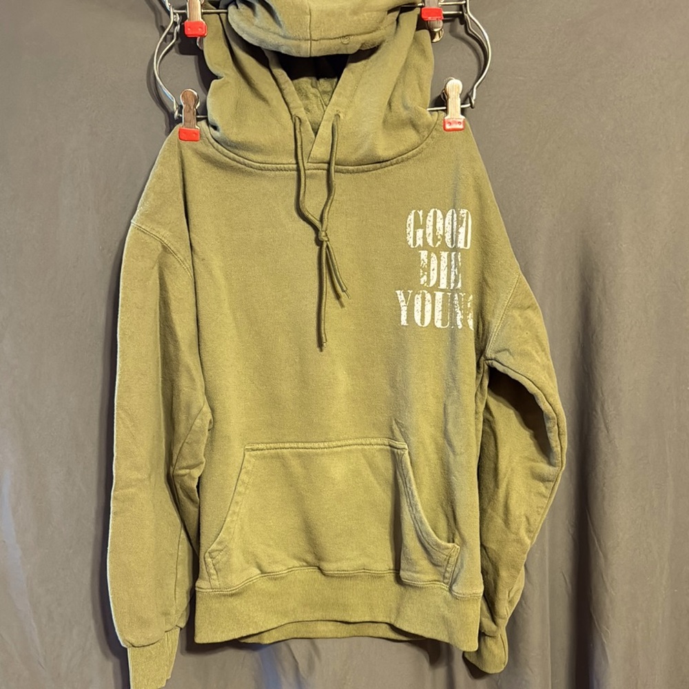 Good Die Young Olive Hoodie